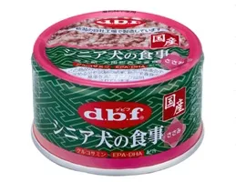 デビフの缶詰シニア犬の食事ささみ