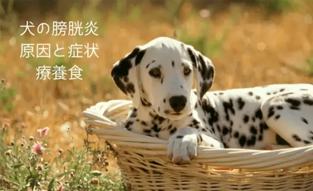 膀胱炎の犬が見せる症状の例（お漏らし・血尿）